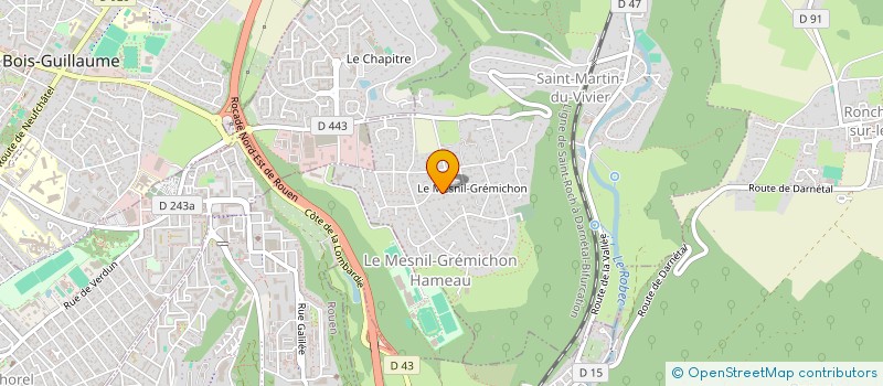 localisation de l'entreprise SCI MELVI  SAINT-MARTIN-DU-VIVIER