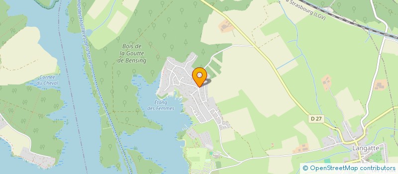 localisation de l'entreprise SCI MELVIC  LANGATTE