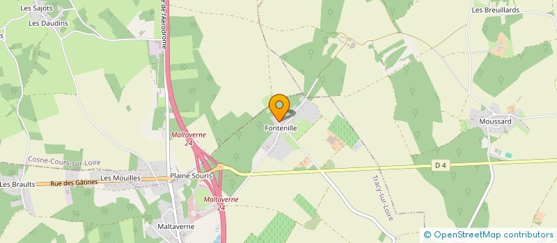 localisation de l'entreprise SCI MELVIN à TRACY-SUR-LOIRE