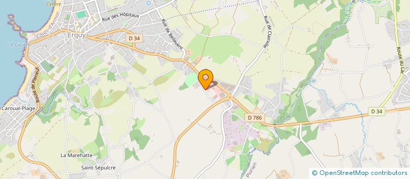 localisation de l'entreprise SCI MELVIN DAVID  ERQUY