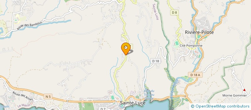 localisation de l'entreprise SCI MELVINCE  SAINTE-LUCE