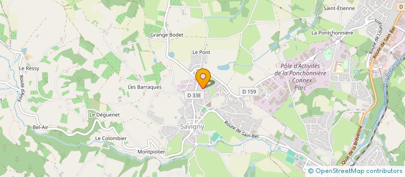 localisation de l'entreprise SCI MELY  SAVIGNY