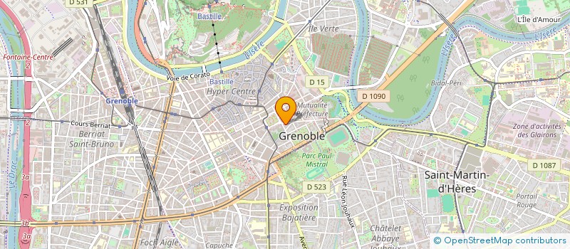 localisation de l'entreprise SCI MELY CENDRE CONDORCET  GRENOBLE