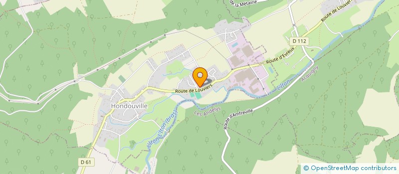 localisation de l'entreprise SCI MELYJAID  HONDOUVILLE