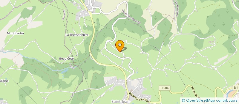 localisation de l'entreprise SCI MELYO  SAINT-JEAN-LA-BUSSIERE