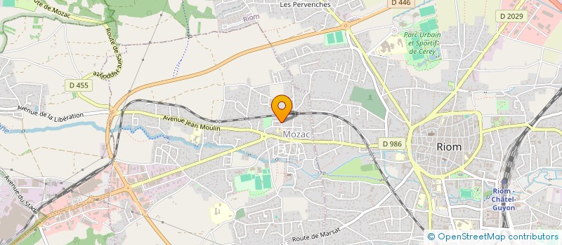 localisation de l'entreprise SCI MEM  MOZAC