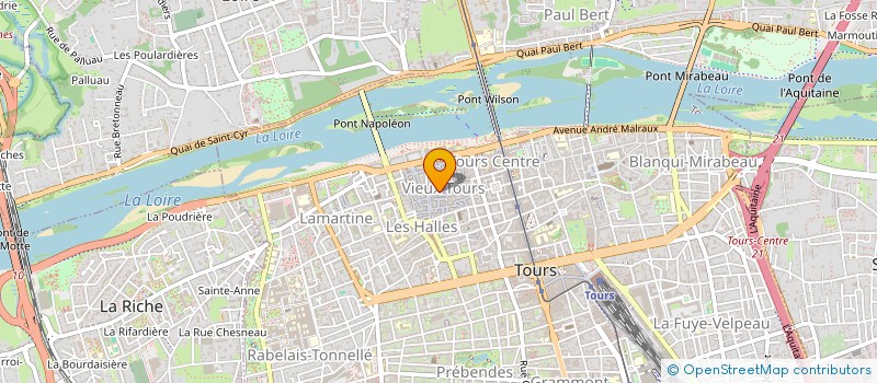 localisation de l'entreprise SCI MEMA  TOURS