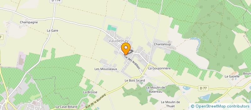 localisation de l'entreprise SCI MEME  VAUDELNAY