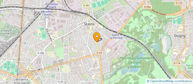 localisation de l'entreprise SCI MEMEL à STAINS