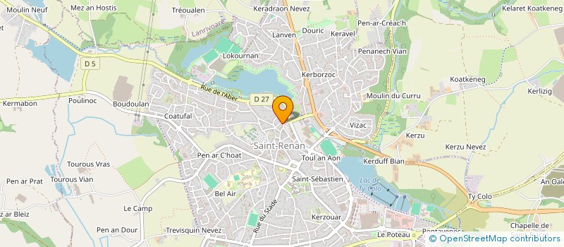 localisation de l'entreprise SCI MEMESTRA  SAINT-RENAN