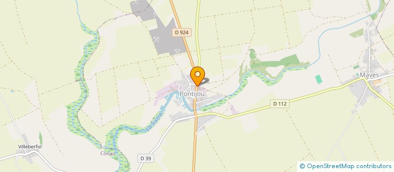 localisation de l'entreprise SCI MEMETTE  MAVES