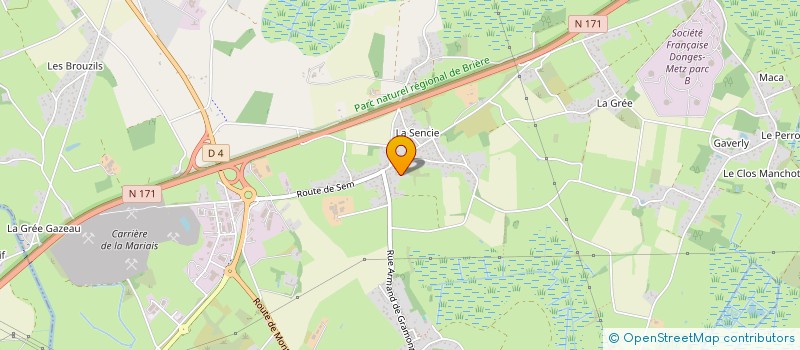 localisation de l'entreprise SCI MEMIN NICOLAS  DONGES