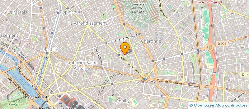 localisation de l'entreprise SCI MEMO  PARIS