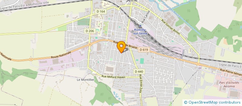 localisation de l'entreprise SCI  MEMO IMMO  ROMILLY-SUR-SEINE