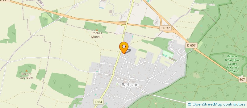 localisation de l'entreprise SCI  MEMORANT  BARBIZON