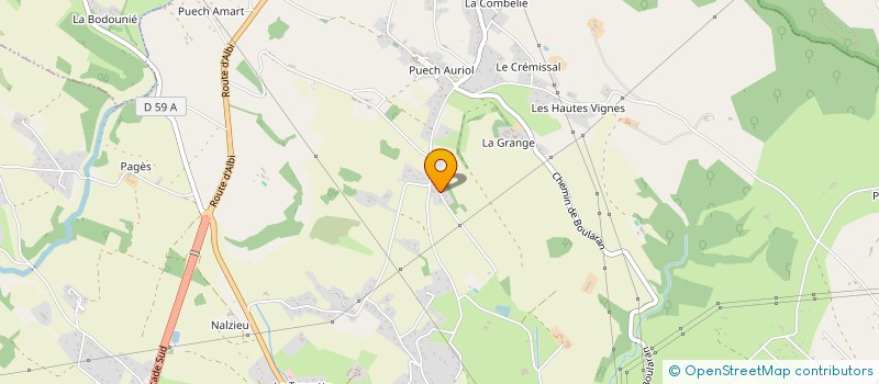 localisation de l'entreprise SCI MEMS  CASTRES