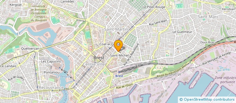 localisation de l'entreprise SCI MEN BRIAL  BREST