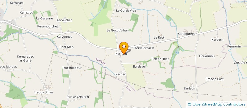 localisation de l'entreprise SCI MEN HUEL  PLOMODIERN