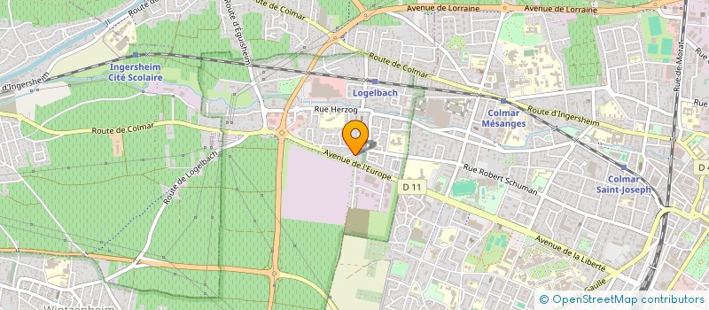 localisation de l'entreprise SCI MEN IMMOBILIER WETTOLSHEIM  WINTZENHEIM