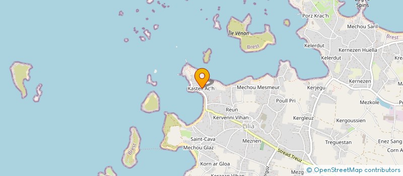 localisation de l'entreprise SCI MEN TOUL  PLOUGUERNEAU