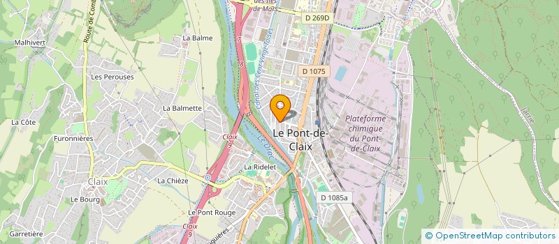 localisation de l'entreprise SCI MENACER LS  LE PONT-DE-CLAIX