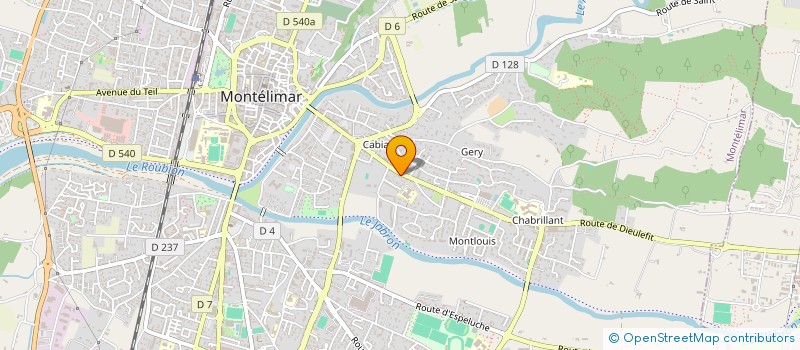 localisation de l'entreprise SCI MENAGER à MONTELIMAR
