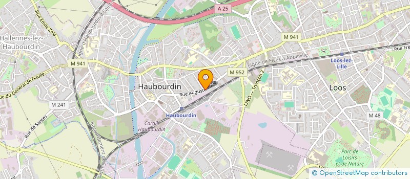 localisation de l'entreprise SCI MENAGER TRICART  HAUBOURDIN