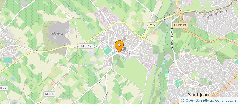 localisation de l'entreprise SCI MENAGERIE  LAVERUNE