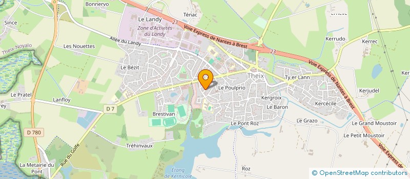 localisation de l'entreprise SCI MENAHES  BADEN