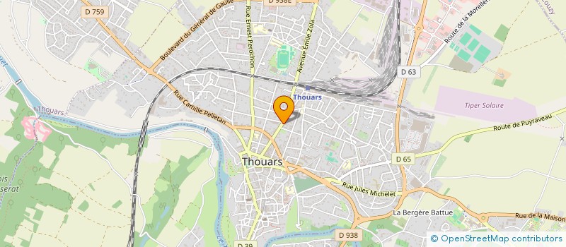 localisation de l'entreprise SCI MENAN-PUCHAULT  THOUARS