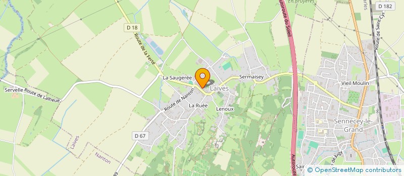 localisation de l'entreprise SCI MENAPHIL  LAIVES