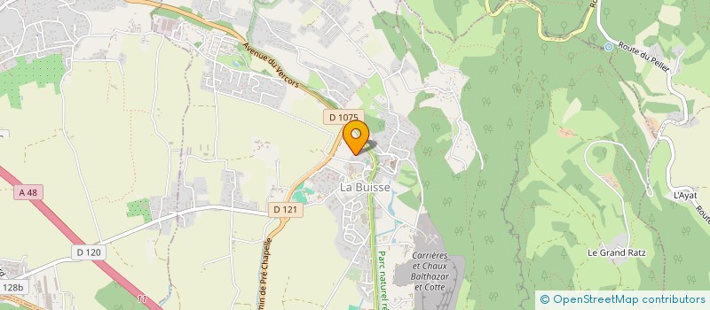 localisation de l'entreprise SCI MENARA  LA BUISSE