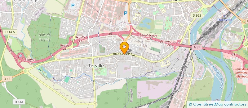 localisation de l'entreprise SCI MENARA  TERVILLE