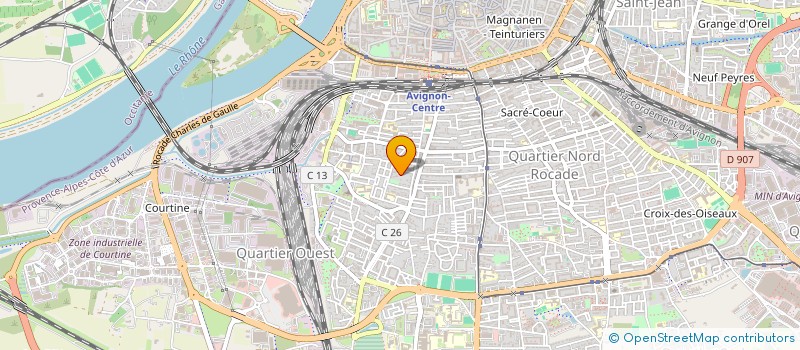 localisation de l'entreprise SCI MENARD  AVIGNON