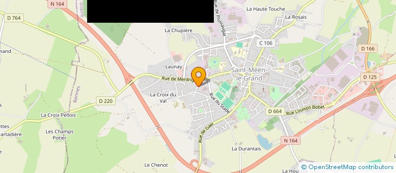 localisation de l'entreprise SCI MENARD  SAINT-MEEN-LE-GRAND