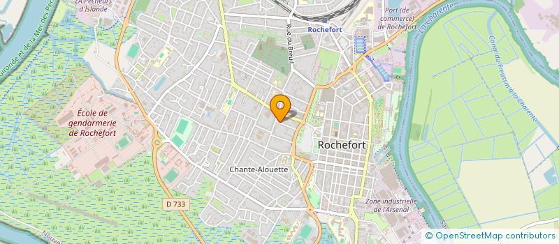 localisation de l'entreprise SCI MENARD  ROCHEFORT