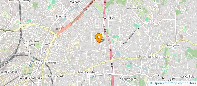 localisation de l'entreprise SCI MENARD LESEUR à MARSEILLE