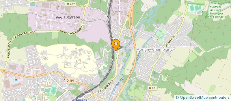 localisation de l'entreprise SCI MENCO  ETAMPES