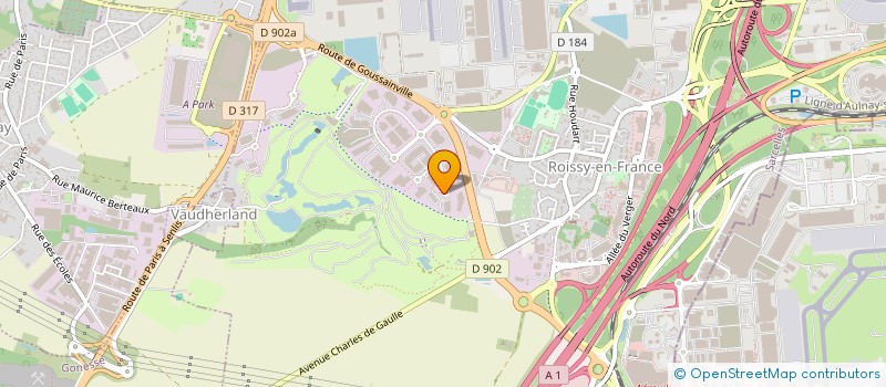 localisation de l'entreprise SCI MENDELEEV  ROISSY-EN-FRANCE