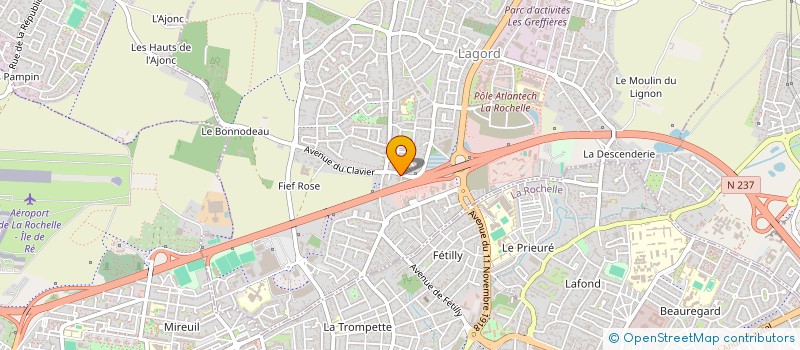 localisation de l'entreprise SCI MENDES  LAGORD