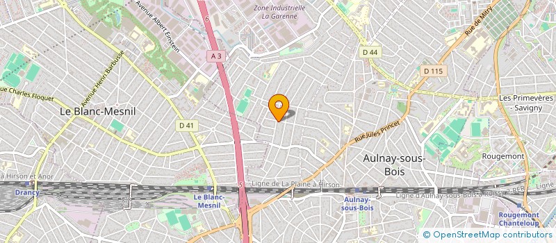 localisation de l'entreprise SCI MENDES à AULNAY-SOUS-BOIS