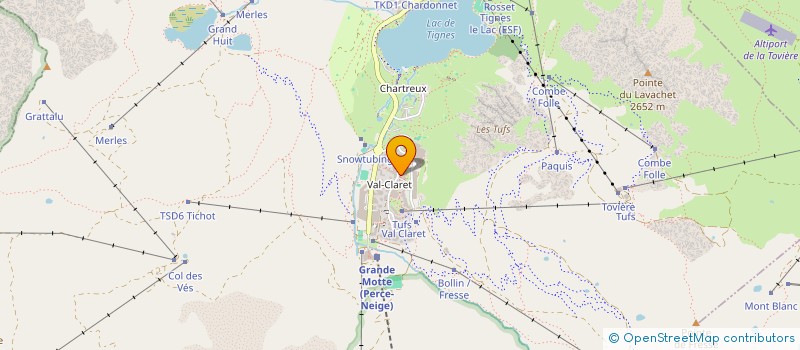 localisation de l'entreprise SCI MENDES  TIGNES