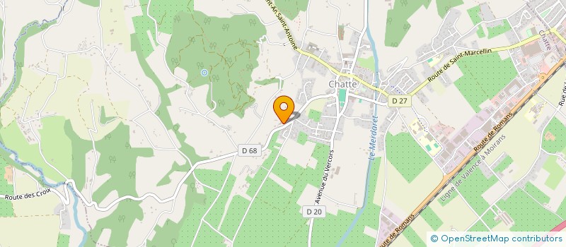 localisation de l'entreprise SCI MENDES  CHATTE