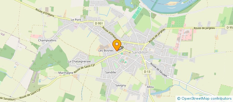 localisation de l'entreprise SCI MENDES  SANDILLON