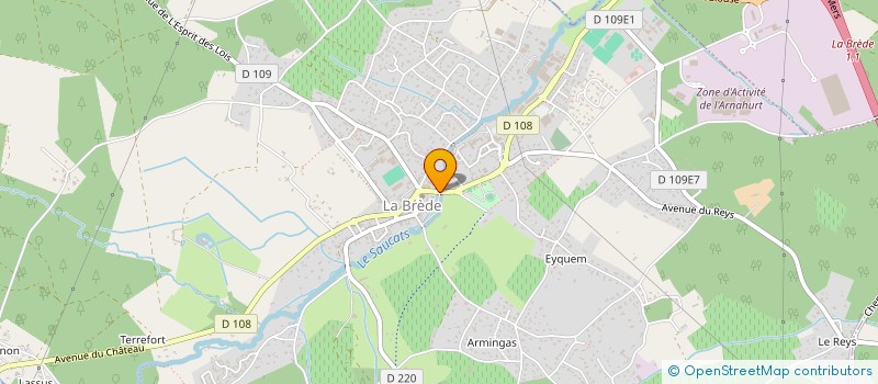 localisation de l'entreprise SCI MENDEZ  MARTILLAC