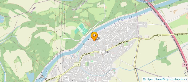 localisation de l'entreprise SCI MENDI ALDE  JONAGE