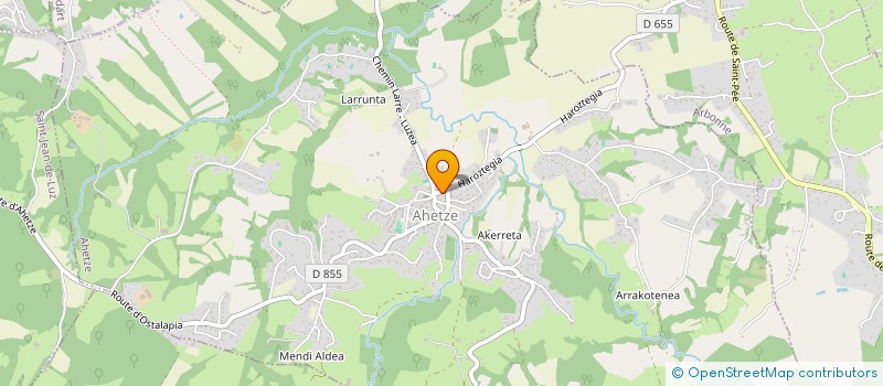 localisation de l'entreprise SCI MENDI GAINA  AHETZE