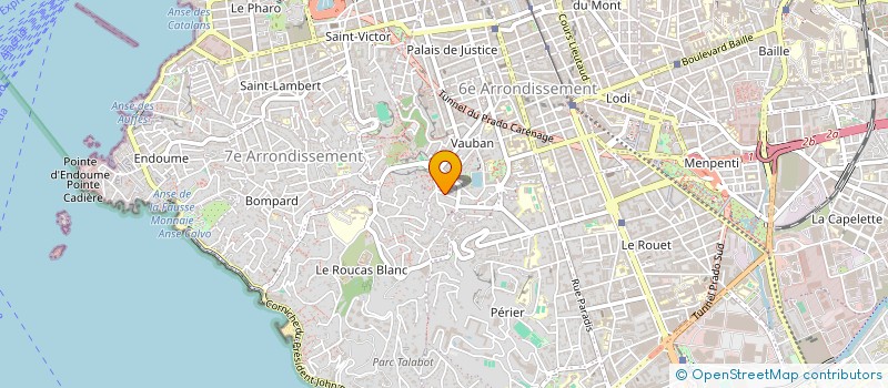localisation de l'entreprise SCI MENDIBOURE à MARSEILLE