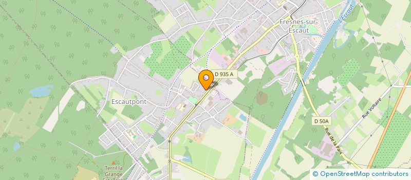 localisation de l'entreprise SCI MENDICINO  ESCAUTPONT