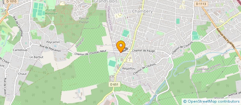 localisation de l'entreprise SCI MENDILUCE à VILLENAVE-D'ORNON
